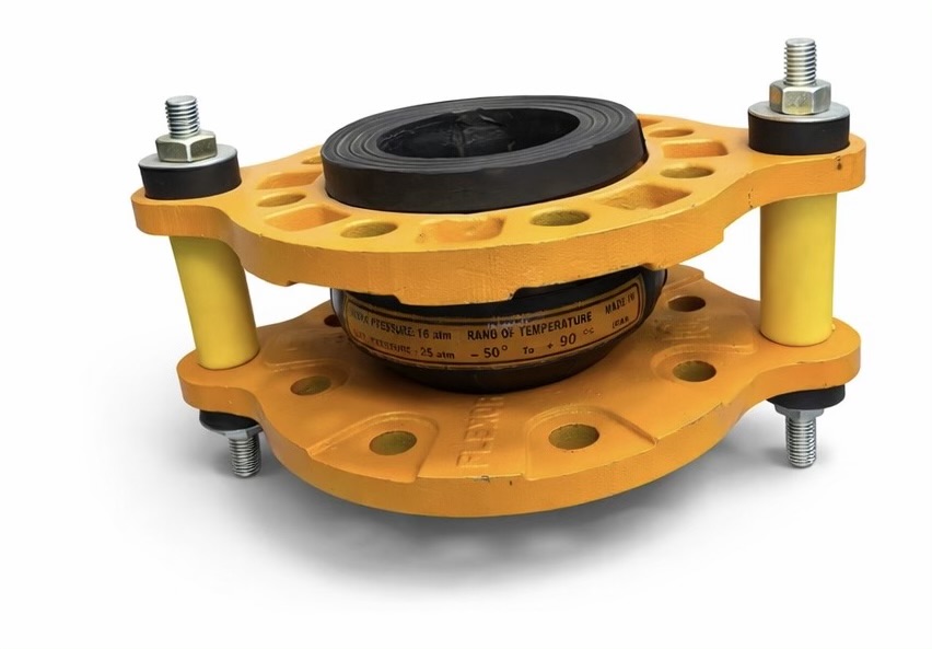 لرزه گیر لاستیکی آب گرم PN10 قرمز فلکسور پارس